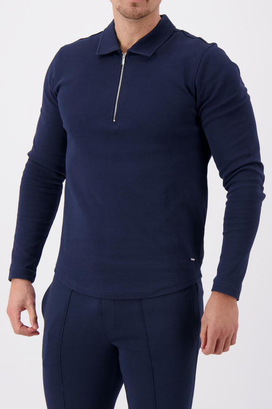 ESSENTIAL POLO LS | NAVY