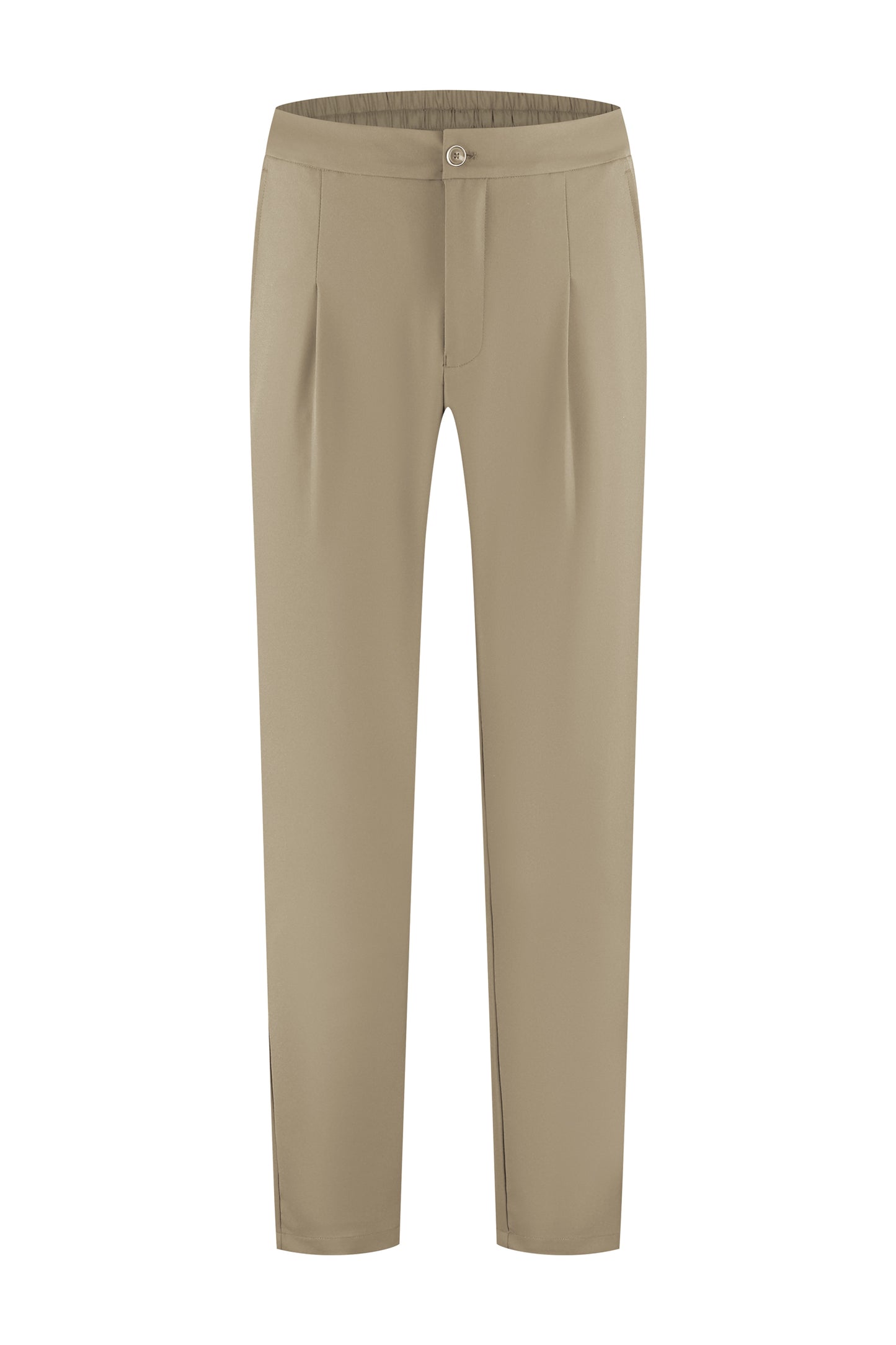 Les Brutes Tech trouser for men tailored fit. Tech broek beige