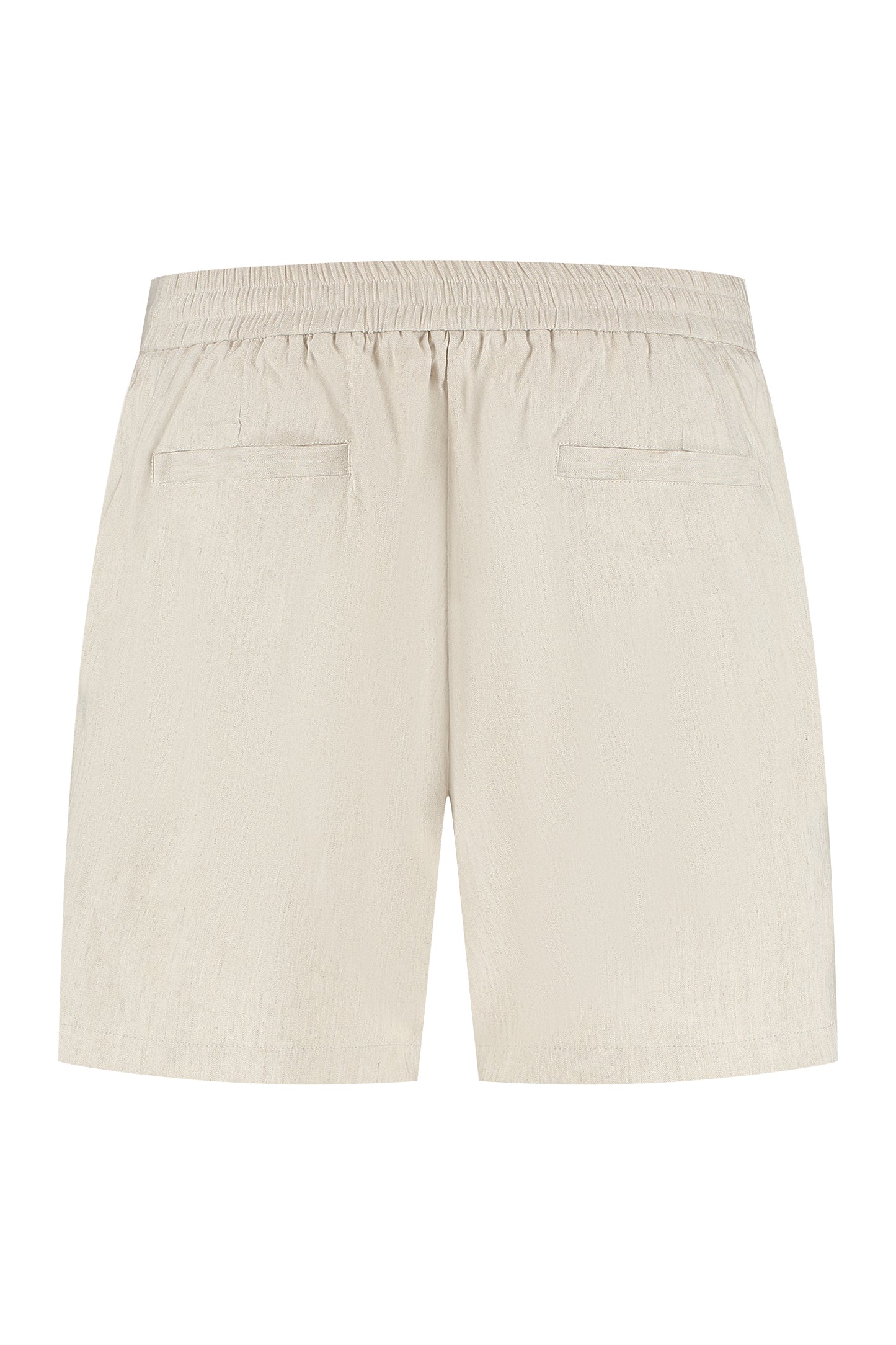 Linen shorts oatmeal creme. Linnen korte broek wit