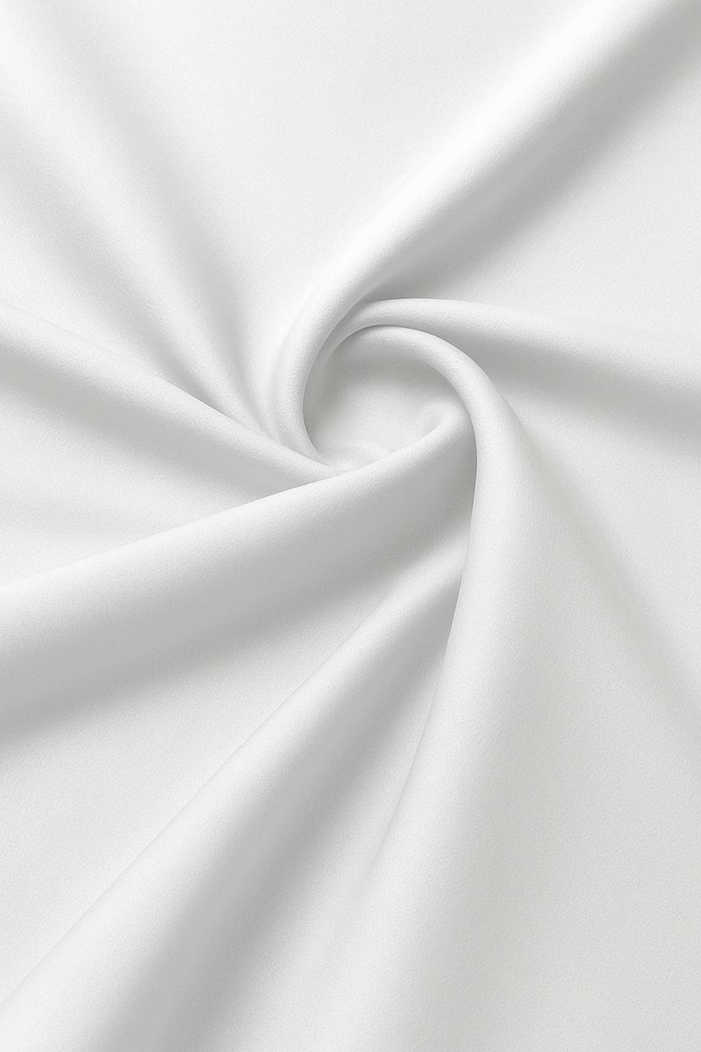 Les Brutes mercerised detail pearl white