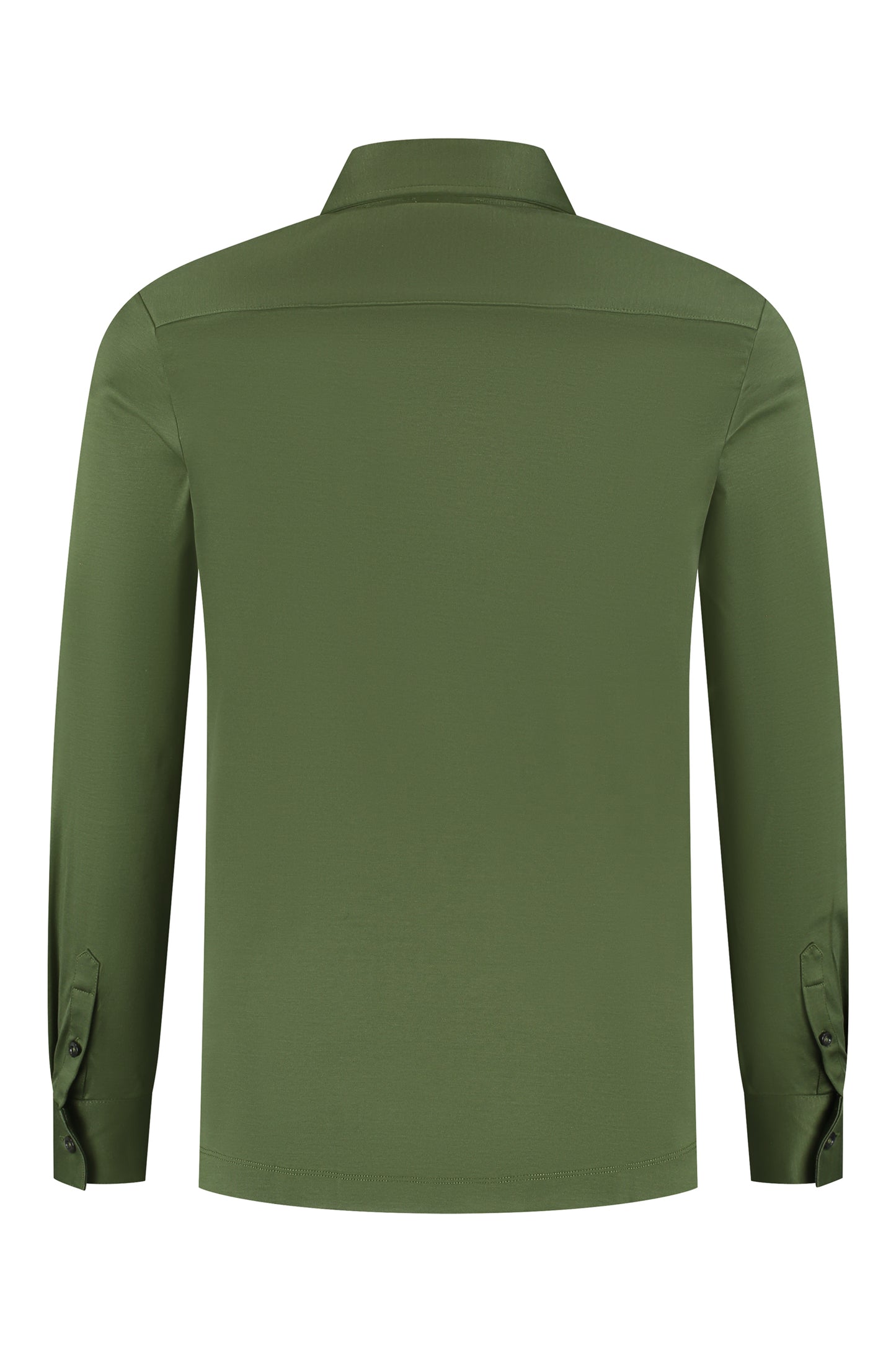 MERCERISED SHIRT | OLIVE