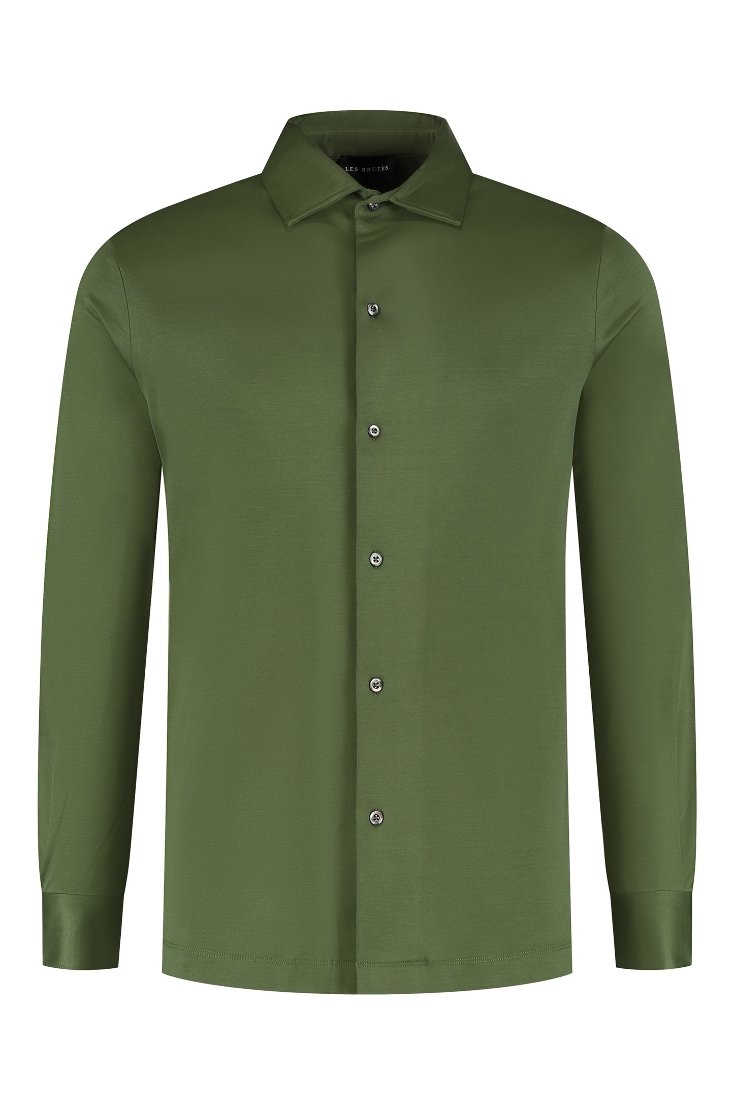 MERCERISED SHIRT | OLIVE