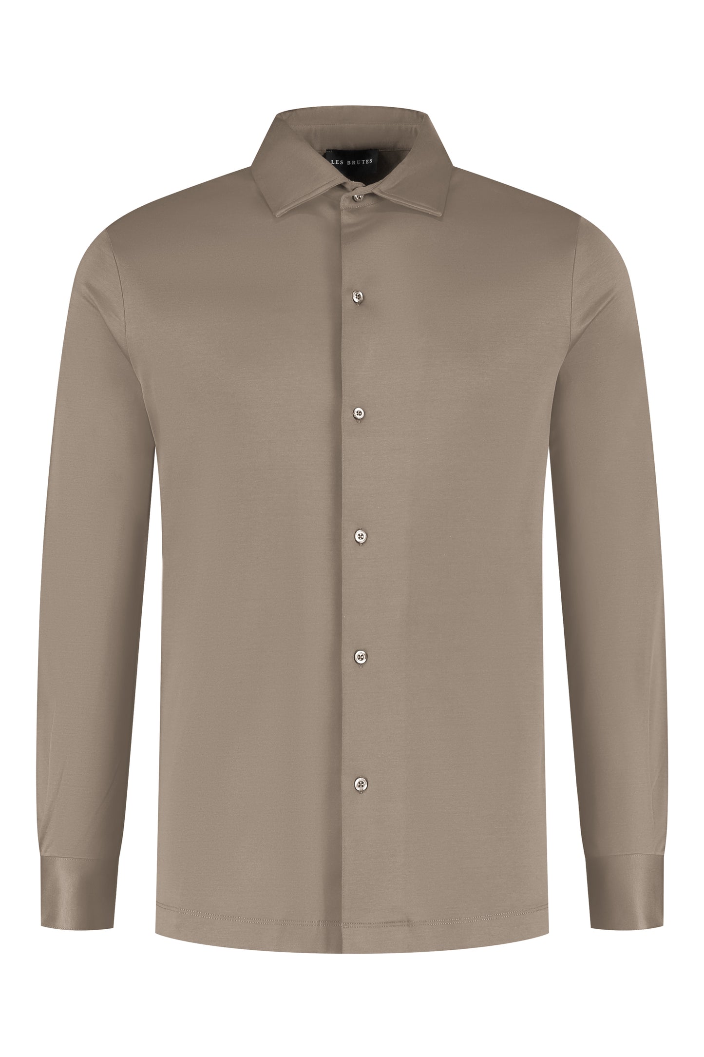 MERCERISED SHIRT | TAUPE