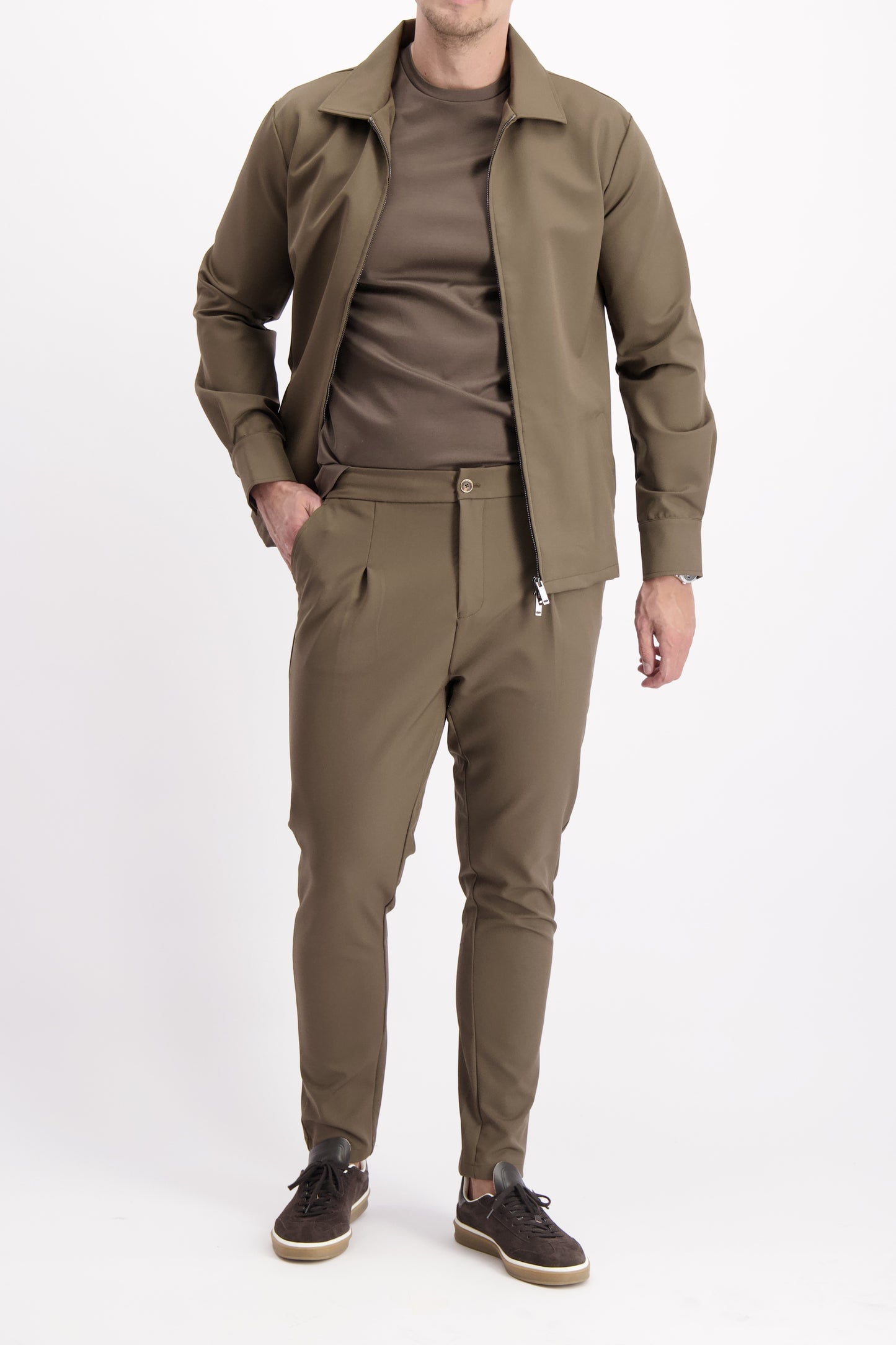 TECH SUIT | BROWN