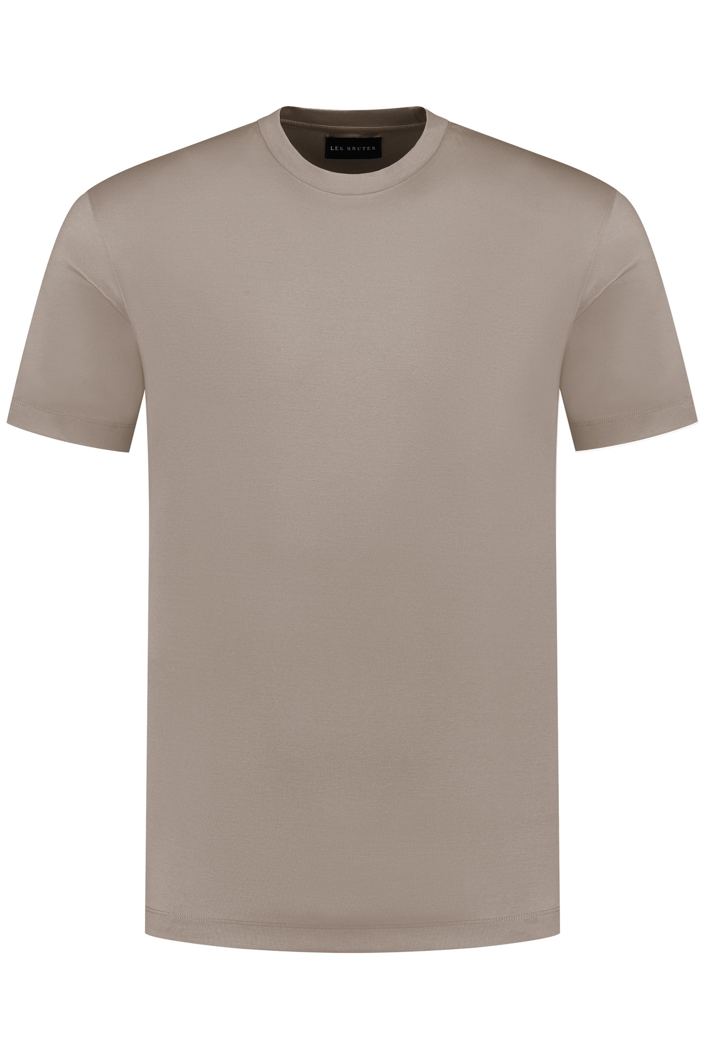 MERCERISED T-SHIRT | TAUPE