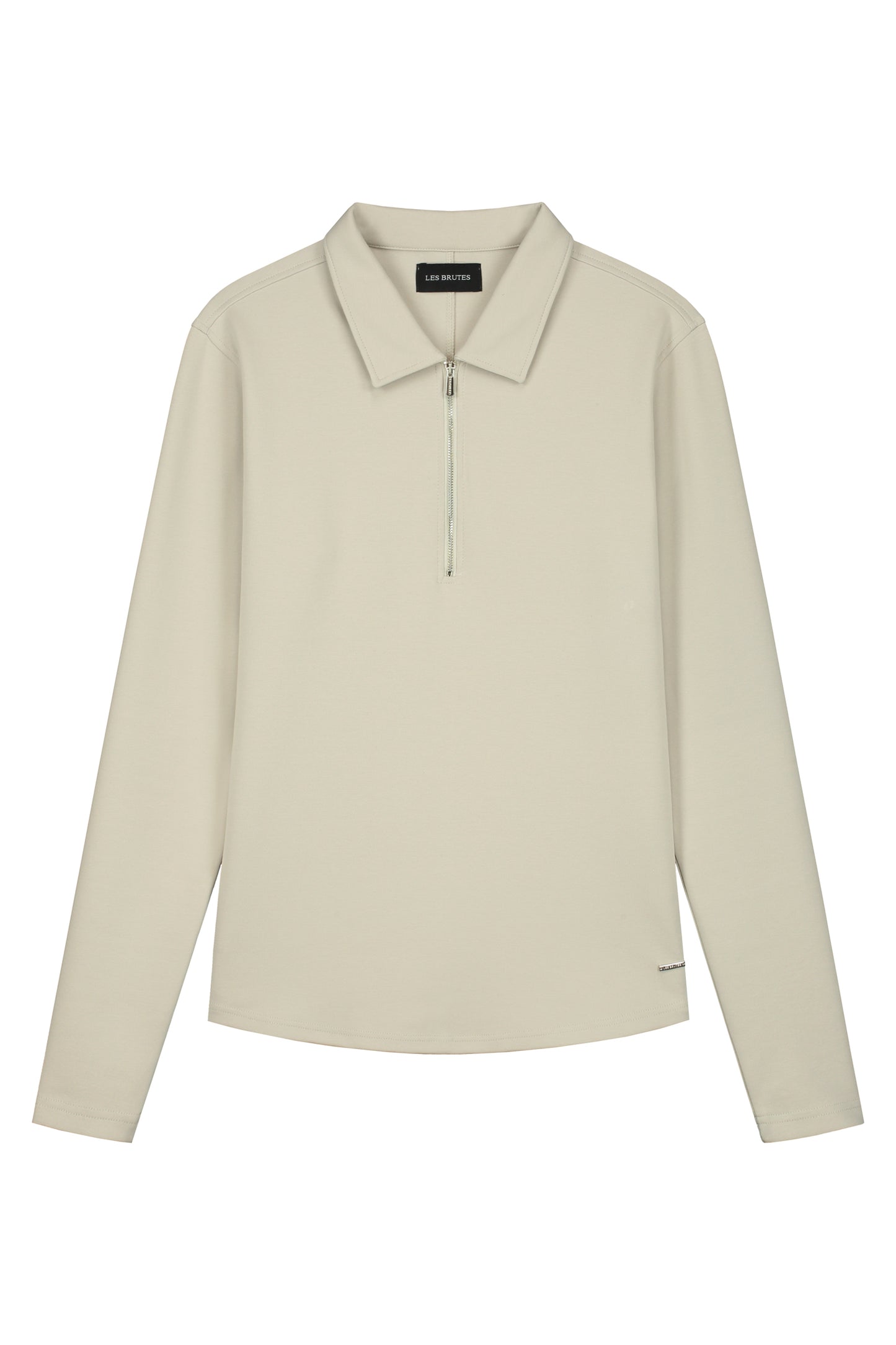 Les Brutes Essential polo long sleeve creme