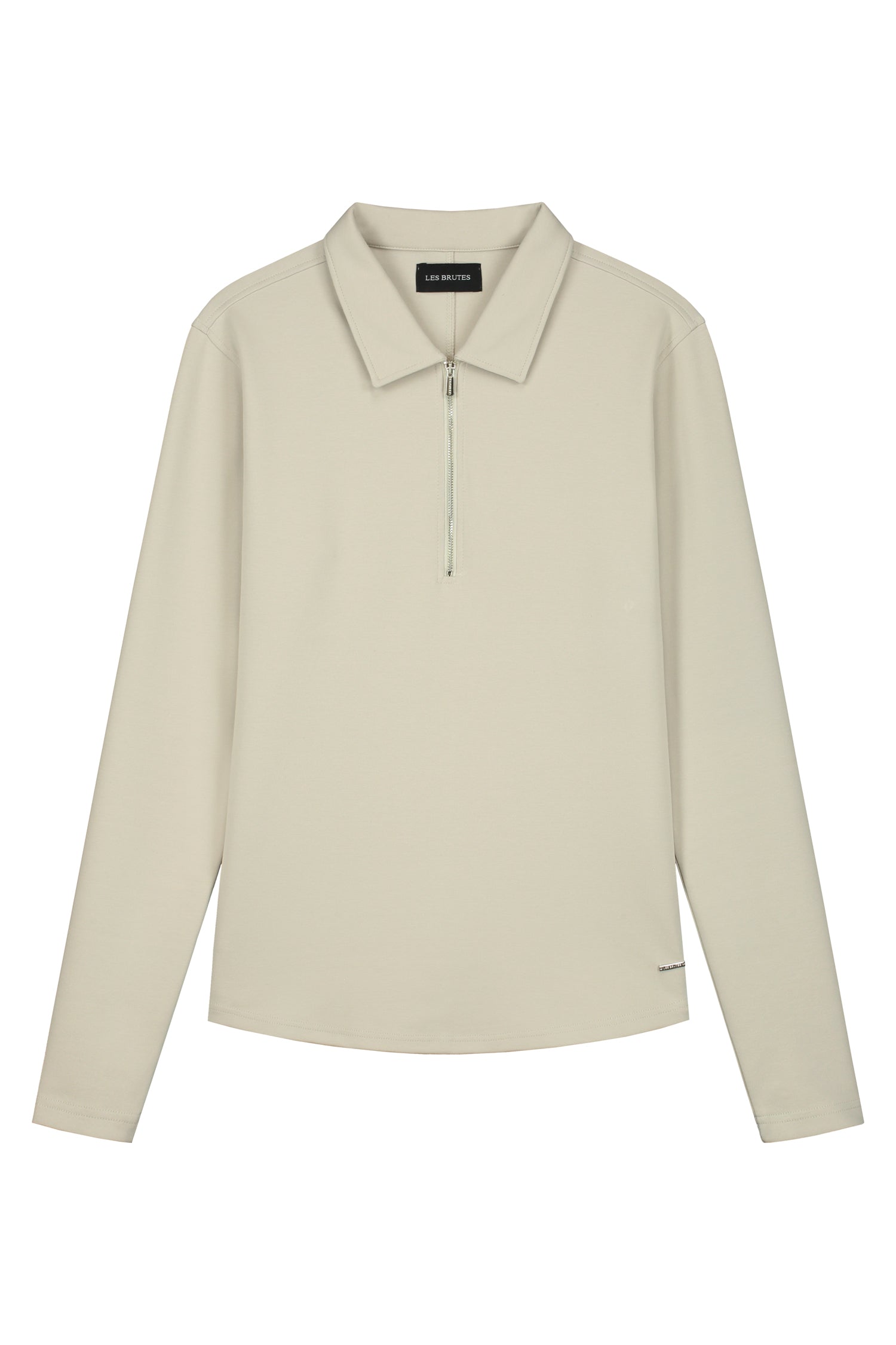 Les Brutes Essential polo long sleeve creme