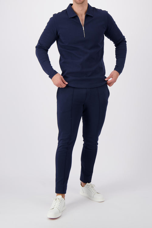 ESSENTIAL POLO LS | NAVY