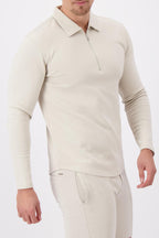 ESSENTIAL POLO LS | BEIGE