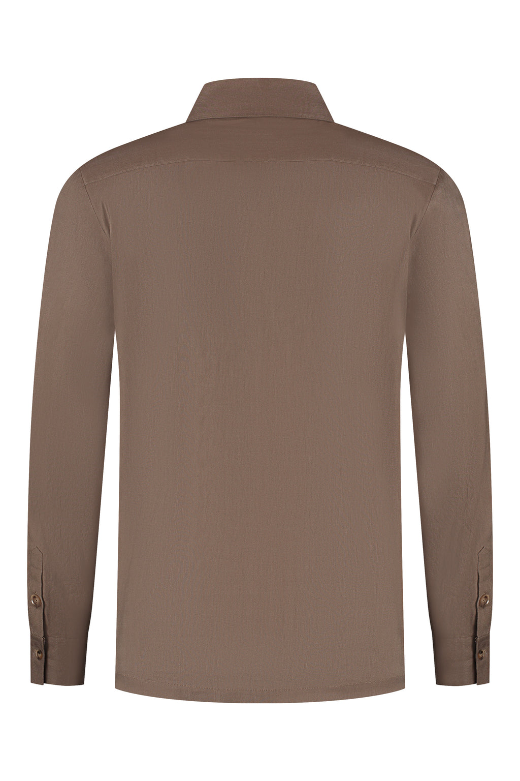 Linen shirt bruin herenlinnen overhemd Les Brutes