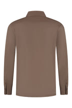 Linen shirt bruin herenlinnen overhemd Les Brutes