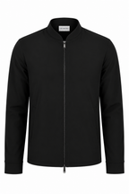 Les Brutes Tech Jacket in Black. Premium Tech fabric for extra comfort en luxury looks