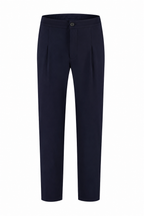 Les Brutes Tech Trousers Navy. Luxury smart casual trousers for men