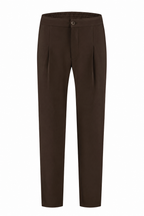 Les Brutes Tech Trousers dark brown