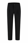 Les Brutes Tech Trousers in Black. Premium Tech fabric for extra comfort and luxury looks. 