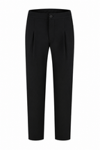 Les Brutes Tech Trousers in Black. Premium Tech fabric for extra comfort and luxury looks. 