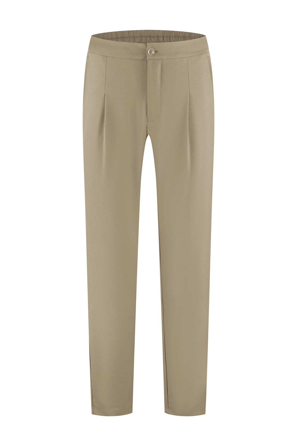 Les Brutes Tech trouser for men tailored fit. Tech broek beige