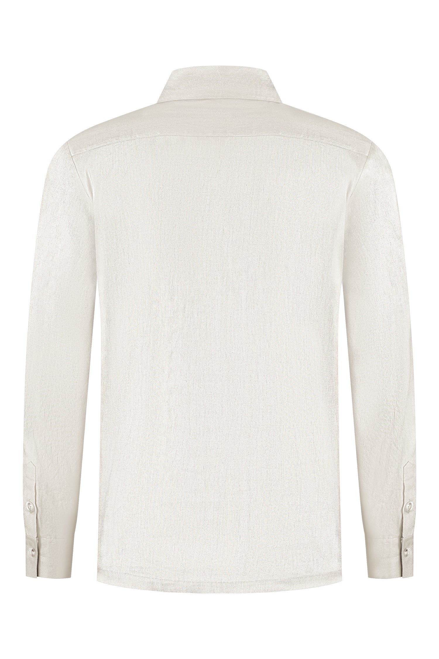 Les Brutes linen shirt oatmeal linnen broek overhemd wit