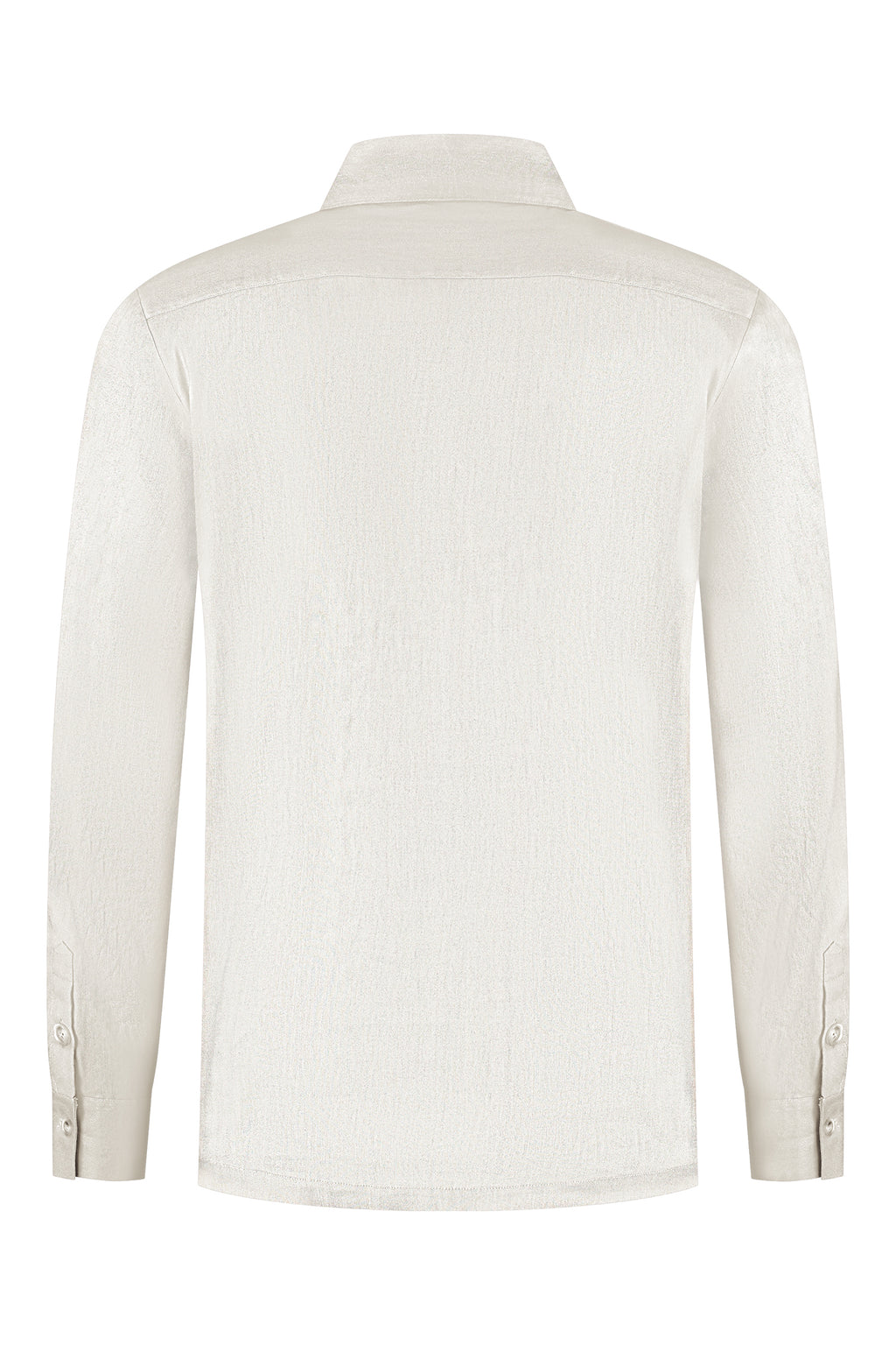 Linen shirt Oatmeal heren linnen overhemd wit Les Brutes