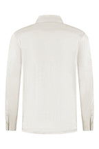 Linen shirt Oatmeal heren linnen overhemd wit Les Brutes