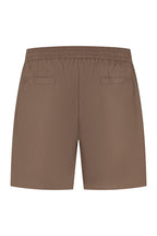Linen shorts brown. Linnen korte broek bruin