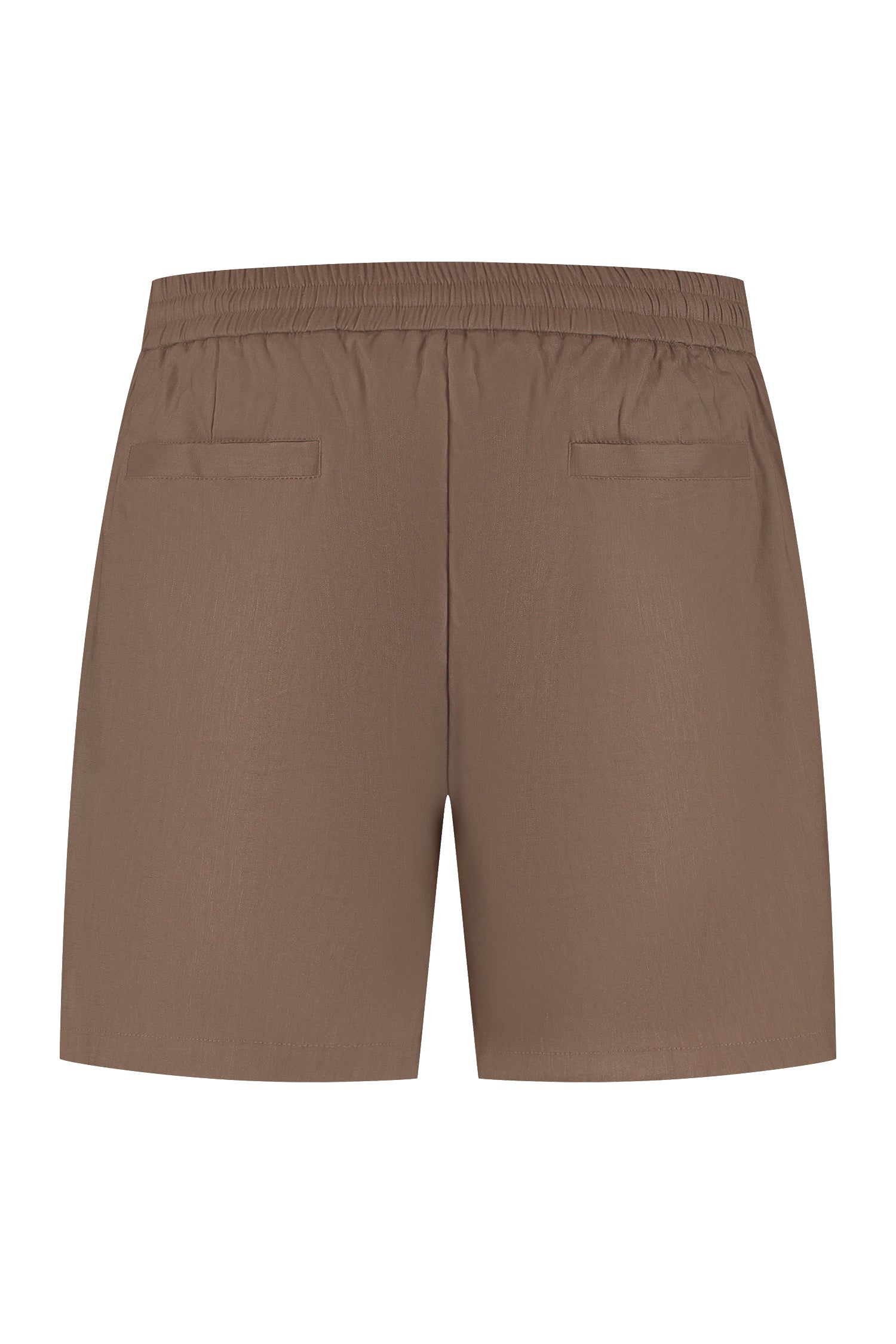 Linen shorts brown. Linnen korte broek bruin
