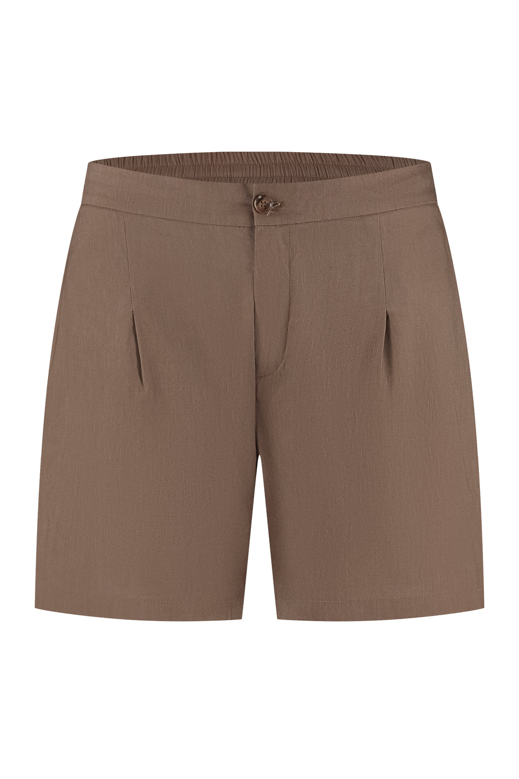 Linen shorts brown. Linnen korte broek bruin