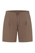 Linen shorts brown. Linnen korte broek bruin