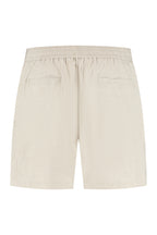 Linen shorts oatmeal creme. Linnen korte broek wit