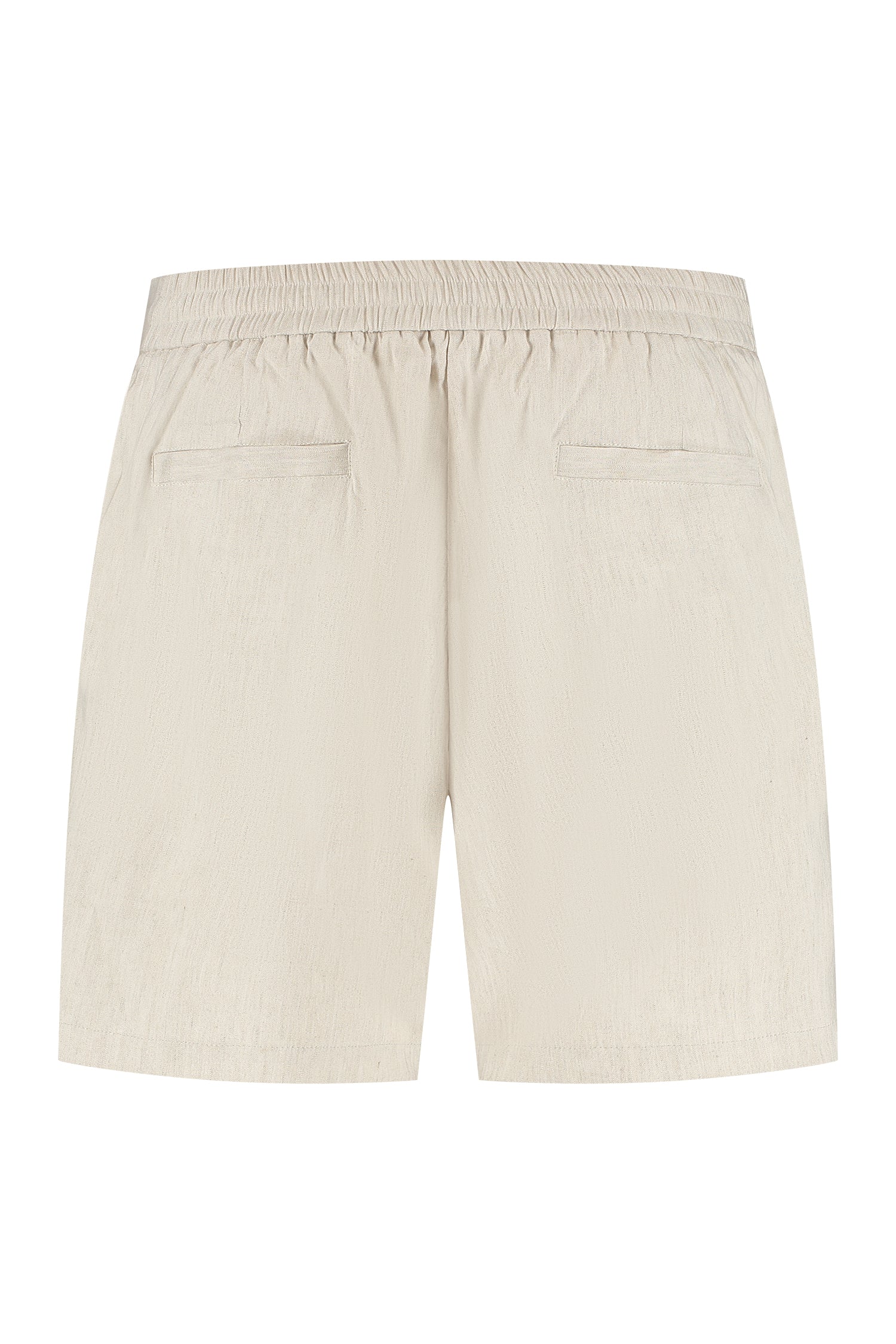Linen shorts oatmeal creme. Linnen korte broek wit