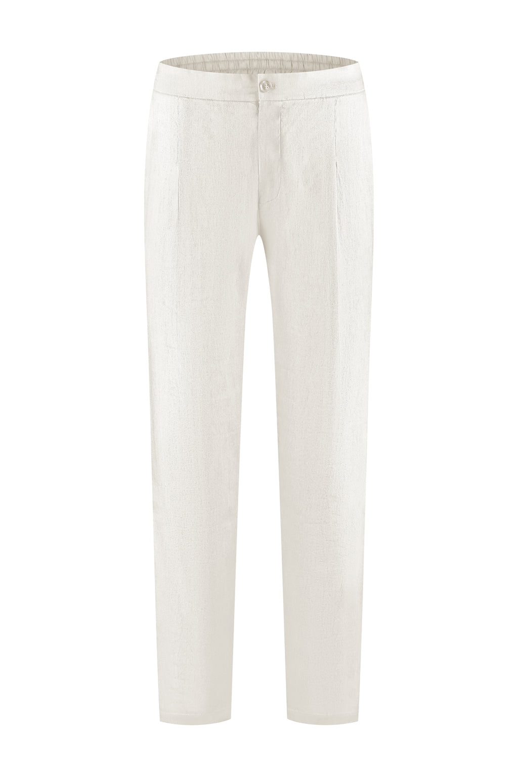 Les Brutes linen trouser linnen broek wit oatmeal 
