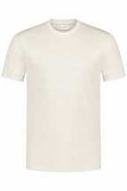 Les Brutes luxury t-shirt for men in pearl white. Crafted with high quality double mercerised supima cotton for extra comfort and a luxurious look
