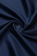 Les Brutes mercerised tshirt navy blue  glans t-shirt blauw koningsblauw donkerblauw