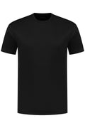 Les Brutes mercerised tshirt black glans t-shirt zwart