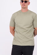 Les Brutes mercerised tshirt light green glans t-shirt lichtgroen