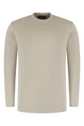 Mercerised tshirt longsleeve beige tshirt beige les brutes