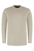 Mercerised tshirt longsleeve beige tshirt beige les brutes