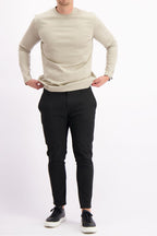 Mercerised tshirt longsleeve beige tshirt beige les brutes