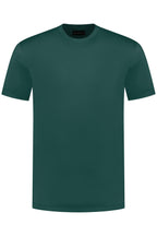 Les Brutes mercerised tshirt petrol glans t-shirt groen 