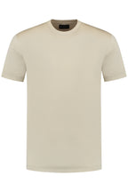 Les Brutes mercerised tshirt sand creme beige glans t-shirt creme beige