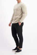 Mercerised tshirt longsleeve beige tshirt beige les brutes