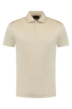 Polo mercerised supima sand polo heren beige