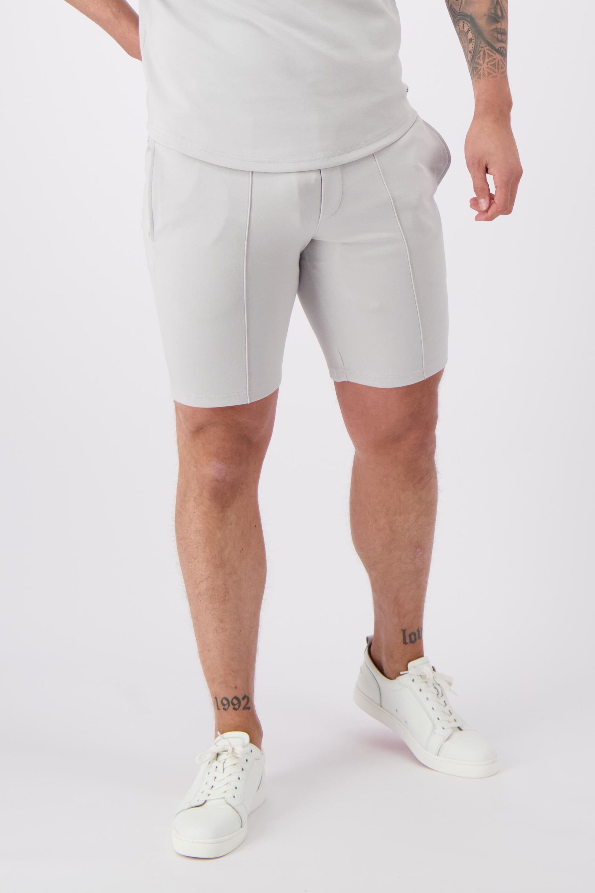 Les Brutes shorts grey light grey korte broek grijs lichtgrijs