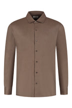 Linen shirt Mocha herenlinnen overhemd Les Brutes