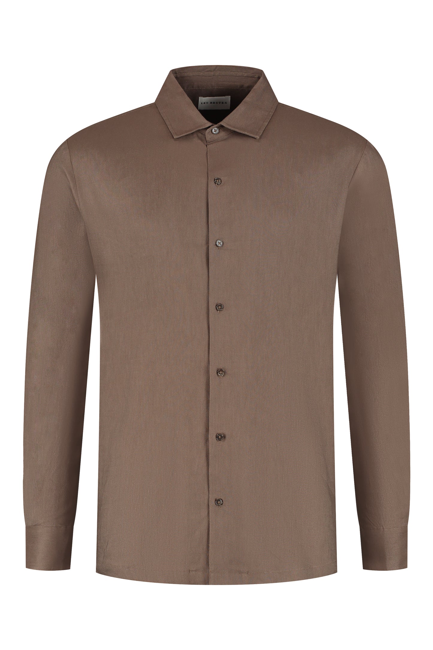 LINEN SHIRT | BROWN