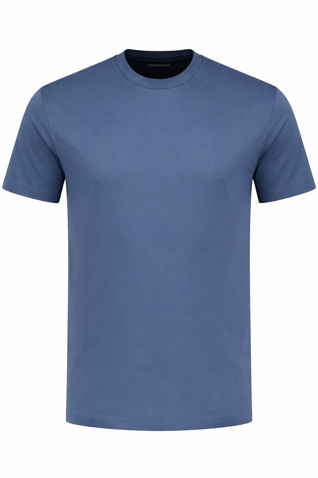 MERCERISED T-SHIRT | JEANS BLUE