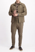 TECH OVERSHIRT | BROWN