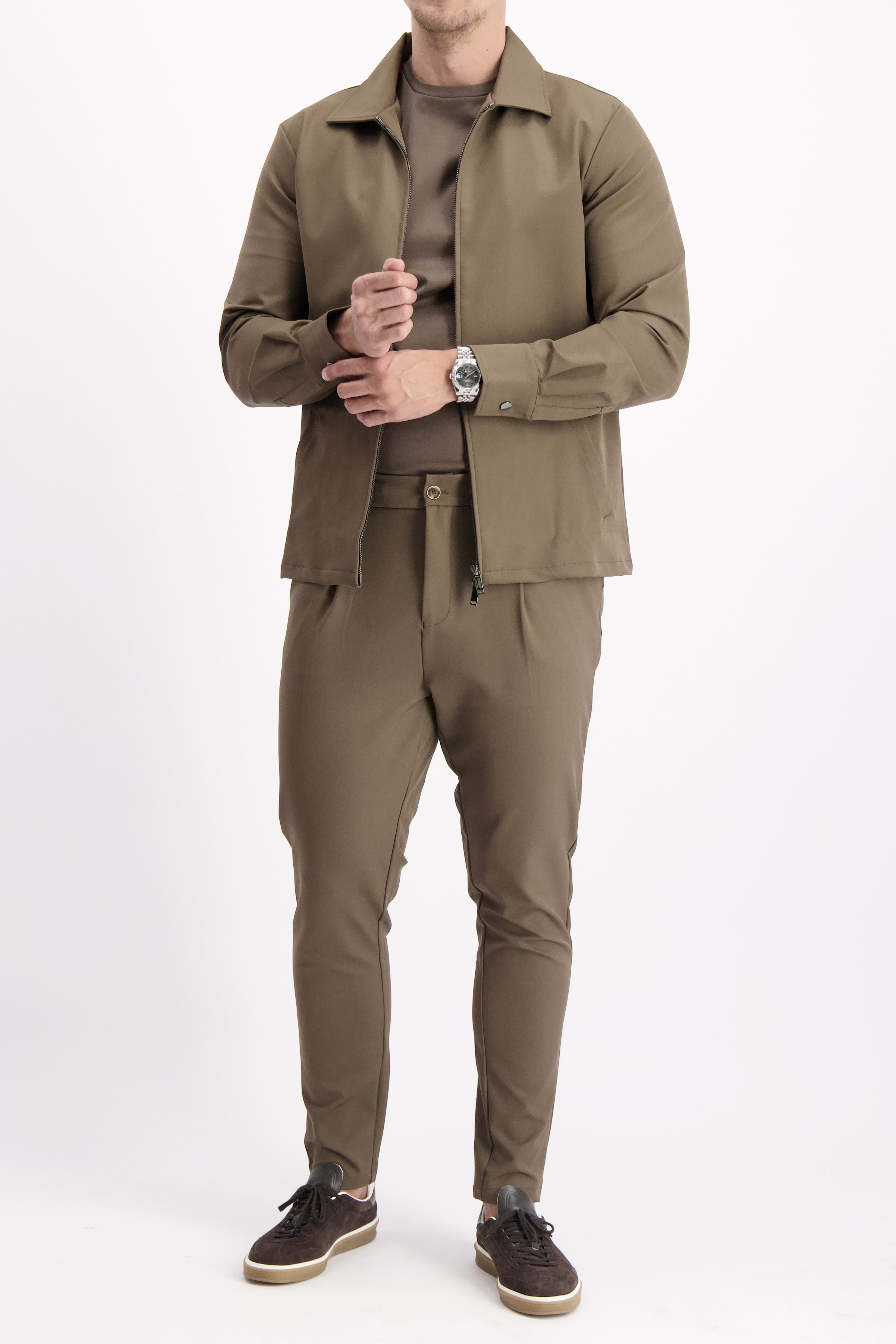 TECH OVERSHIRT | BROWN