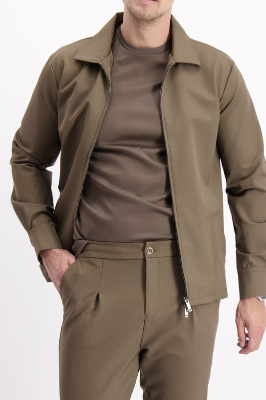 TECH OVERSHIRT | BROWN