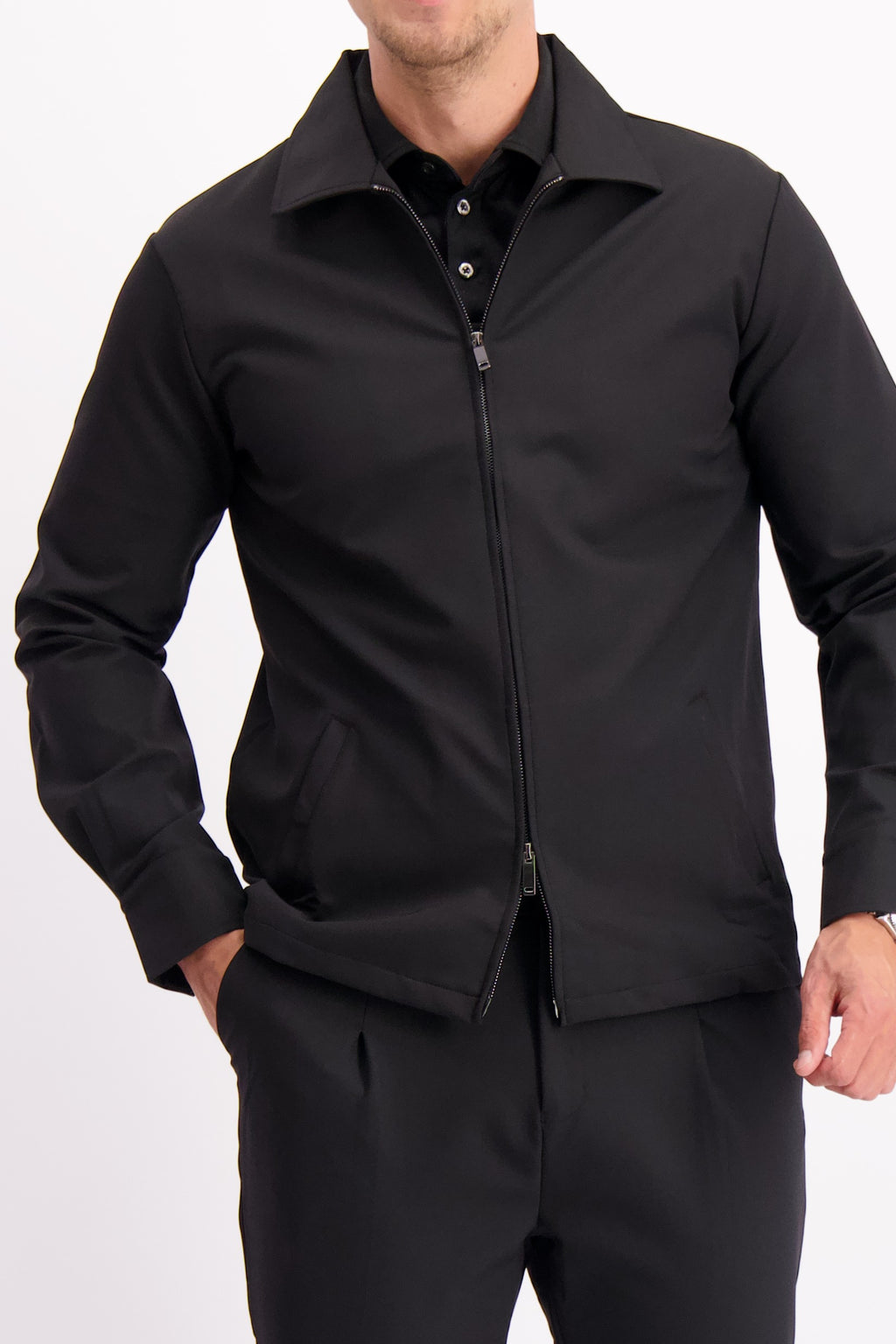 TECH OVERSHIRT | BLACK